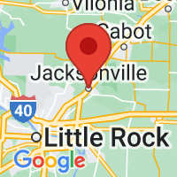 Map of Jacksonville, AR US